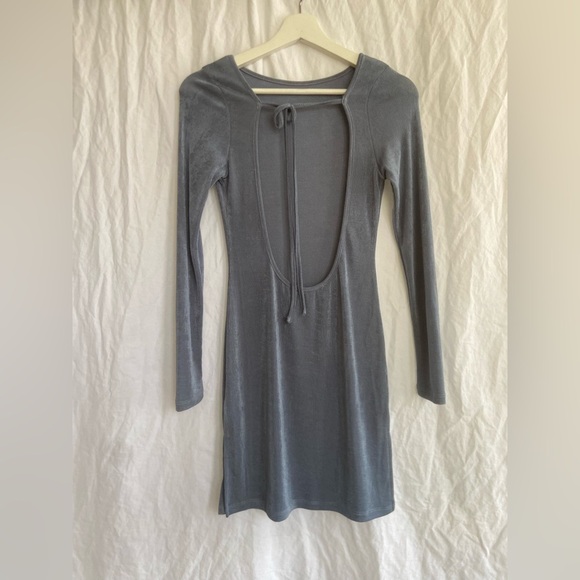 Lioness Montana Mini Dress Dusty Blue Size XS - Picture 8 of 16